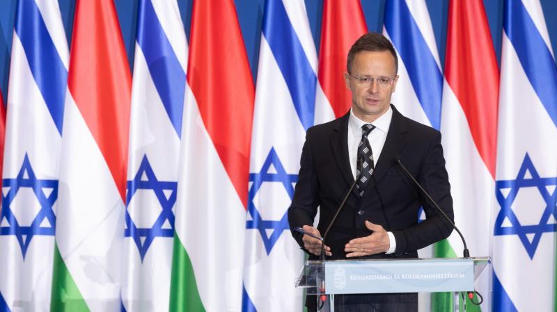 Szijjártó Péter: Az Európai Unió egyértelműen elfogult politikát folytat Izrael ellen.